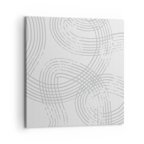 Lærredstryk - Billede på lærred - Der er ingen lige vej - 60x60 cm