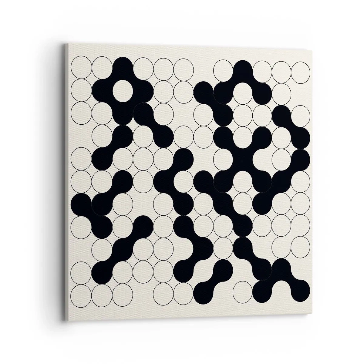 Lærredstryk - Billede på lærred - Kinesisk spil - variation - 70x70 cm
