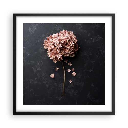 Plakat i sort ramme - Et virkelig romantisk tegn - 50x50 cm