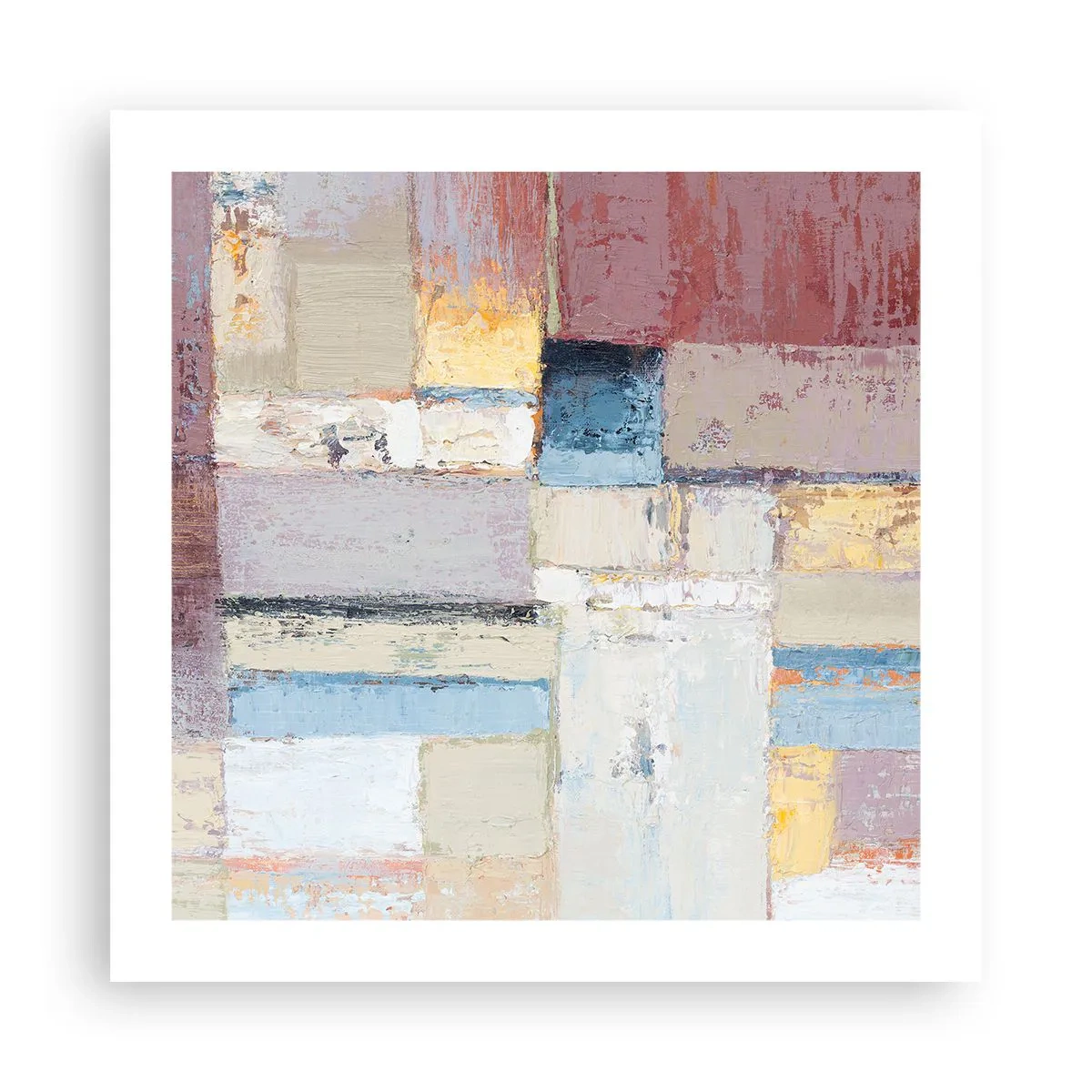 Plakat - Geometriens ro - 50x50 cm