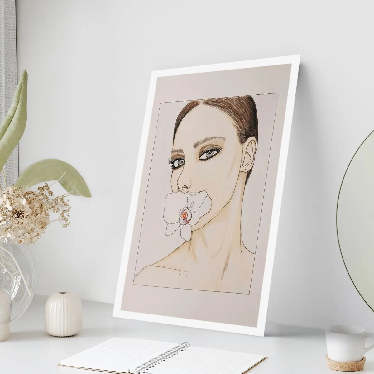 Plakat - Et symbol på elegance og skønhed - 70x100 cm