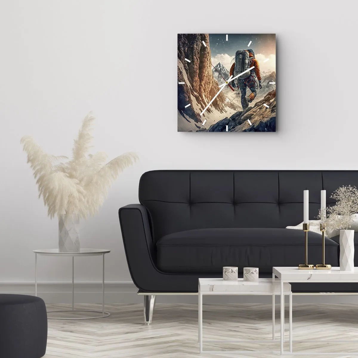 Vægur, Uret - Ensom kriger - 30x30 cm