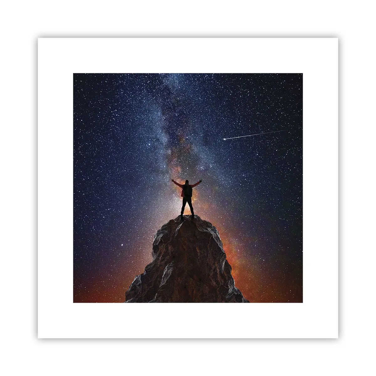 Plakat - Magten er hos mig! - 30x30 cm