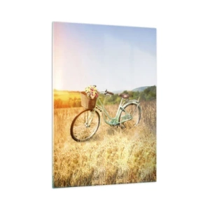 Billede på glas - Jeg bliver her et stykke tid - 50x70 cm