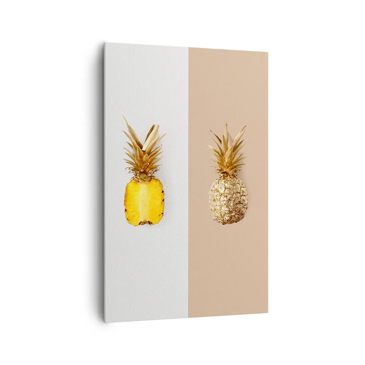 Lærredstryk - Billede på lærred - Ananas til os - 80x120 cm