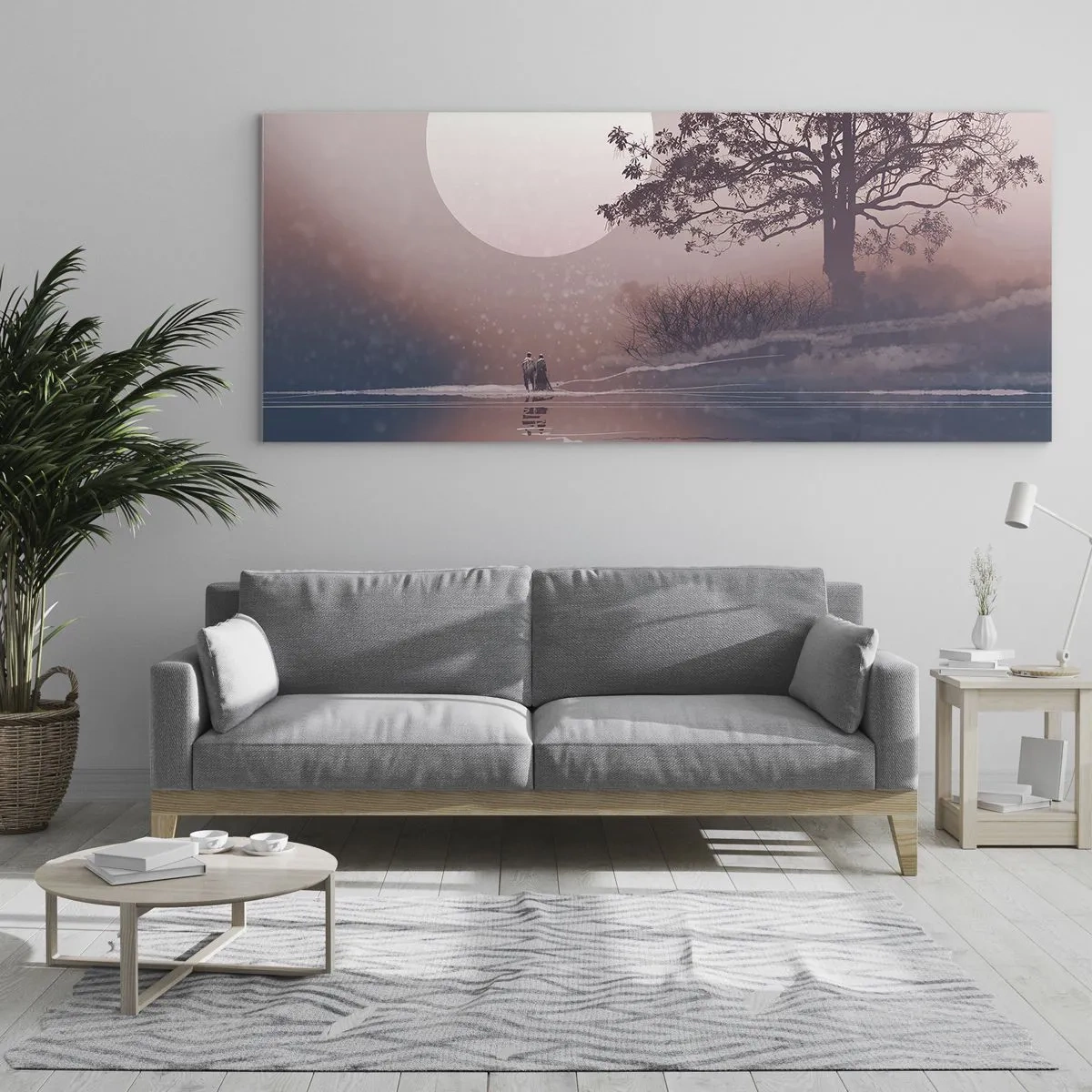 Billede på glas - Natlige mærkværdigheder - 120x50 cm