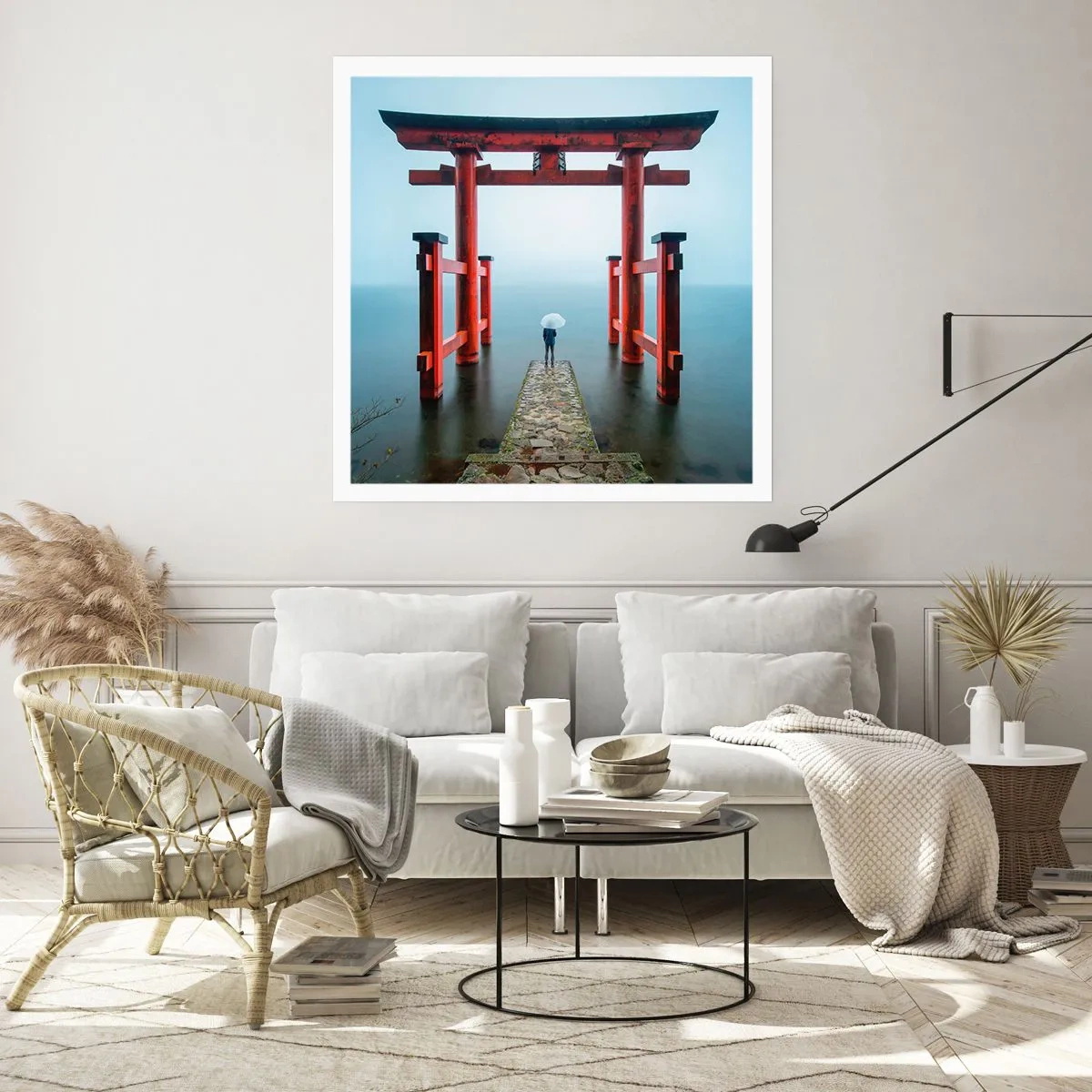 Plakat - Japansk drømmeri - 50x50 cm