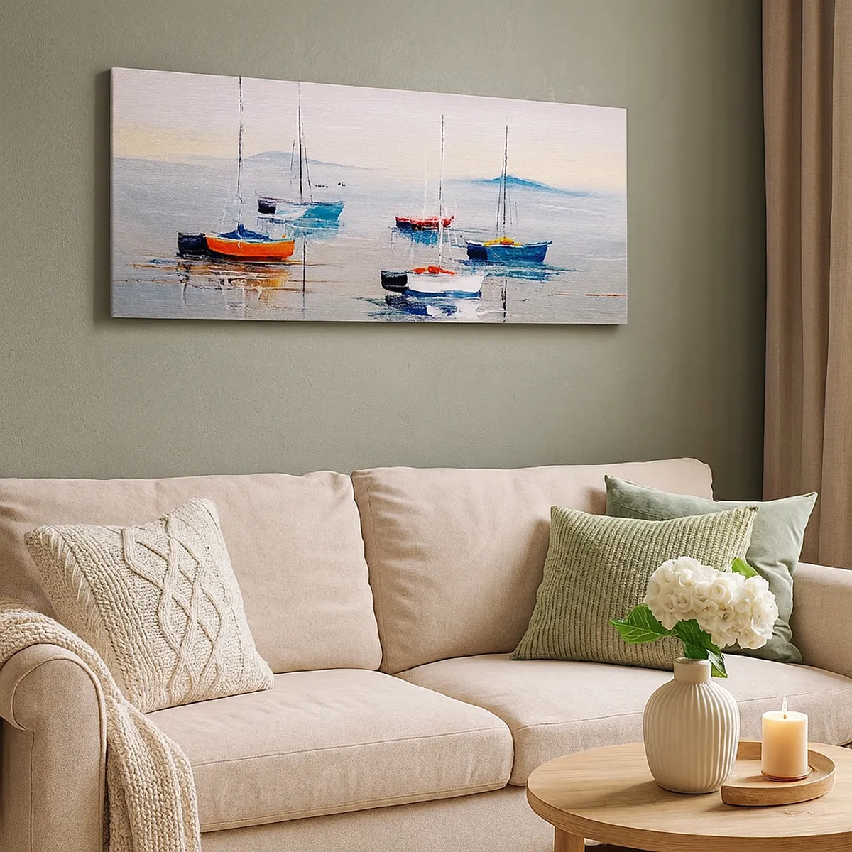 Lærredstryk - Billede på lærred - Et velfortjent hvil - 30x30 cm