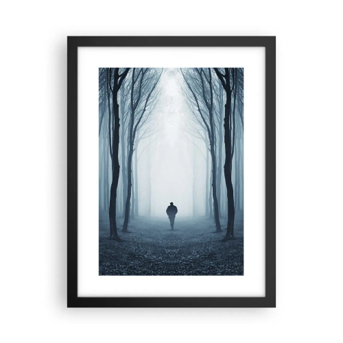 Plakat i sort ramme - Og alt sammen ganske enkelt - 30x40 cm