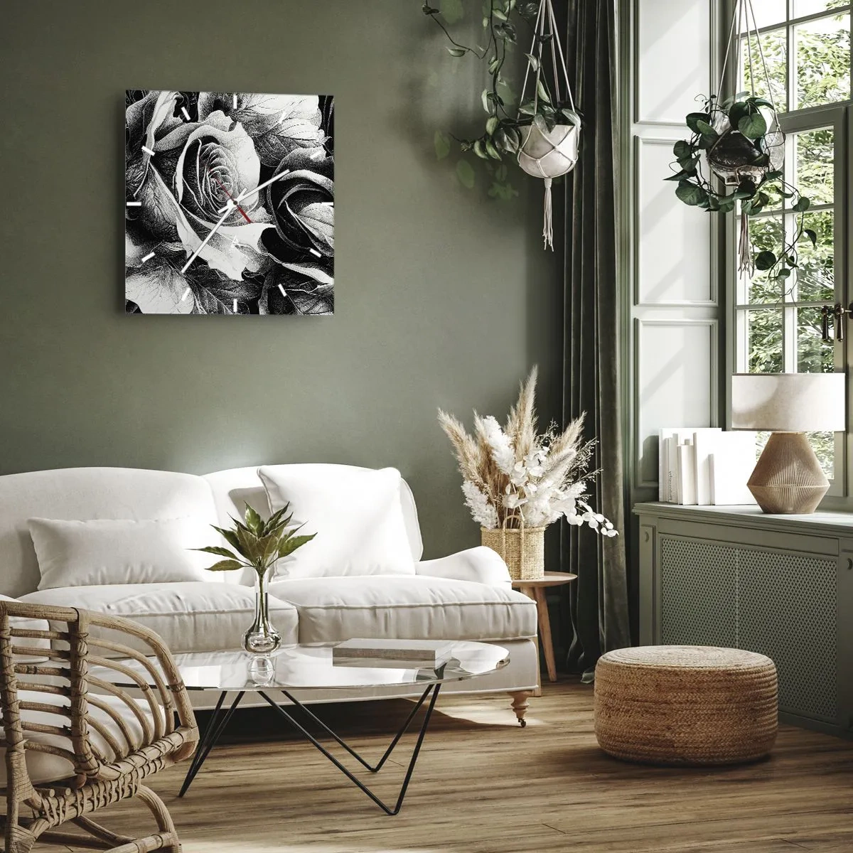 Vægur, Uret - Altid dronning - 30x30 cm