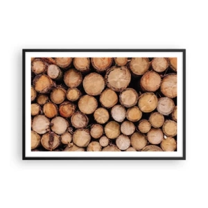 Plakat i sort ramme - En ny begyndelse - 91x61 cm