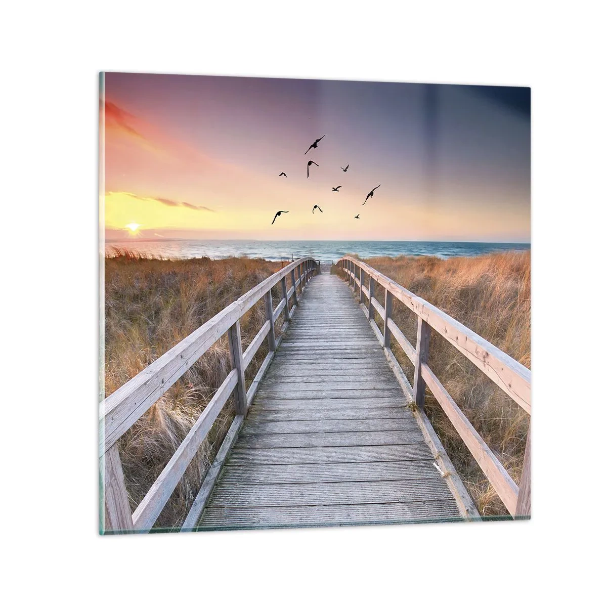 Billede på glas - Rummet med højder - 40x40 cm