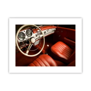 Plakat - Luksus i vintage stil - 40x30 cm