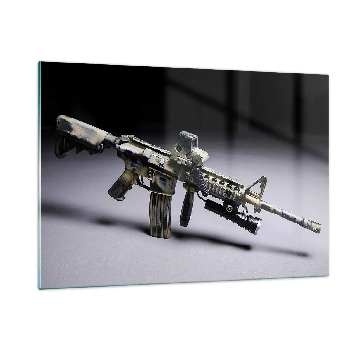 Billede på glas - Altid farlig - 120x80 cm