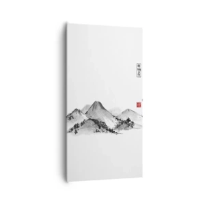 Lærredstryk - Billede på lærred - Langt væk - 65x120 cm