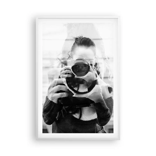 Plakat i hvid ramme - Skaber og materiale - 61x91 cm