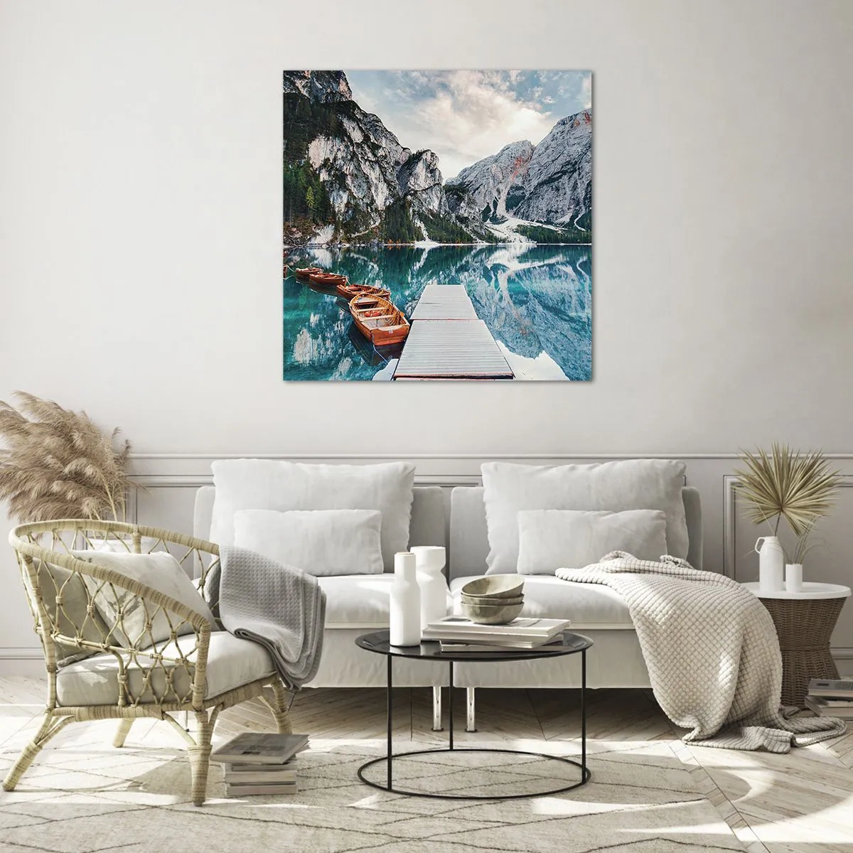 Billede på glas - Vi vil vise dig skønheden - 70x70 cm