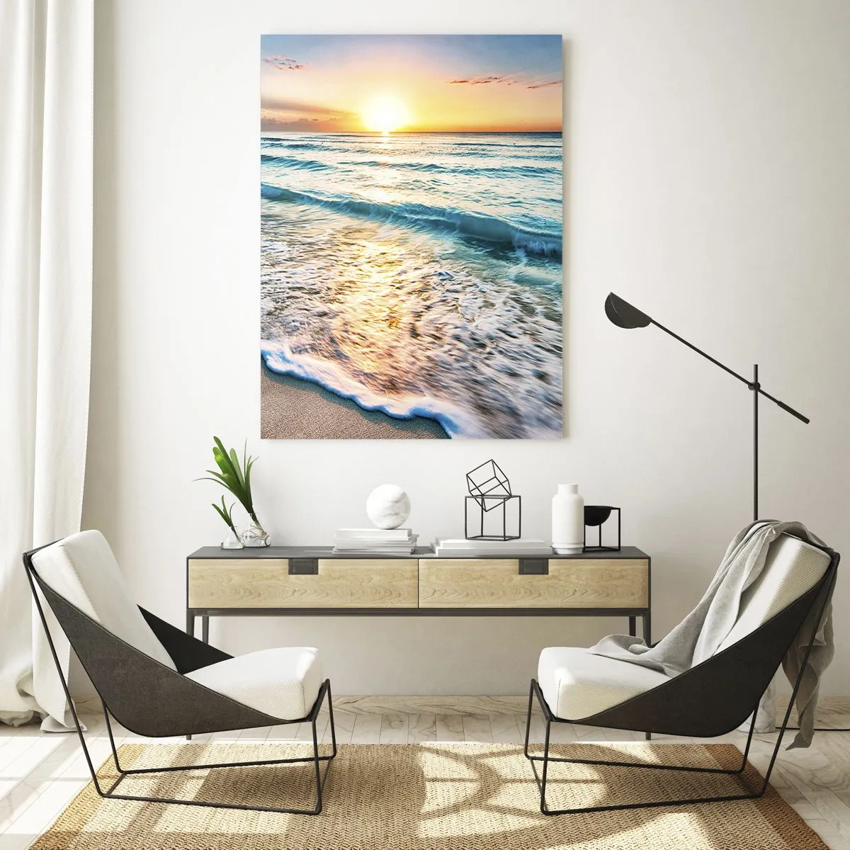 Billede på glas - Et synspunkt, der er værd at have - 70x100 cm