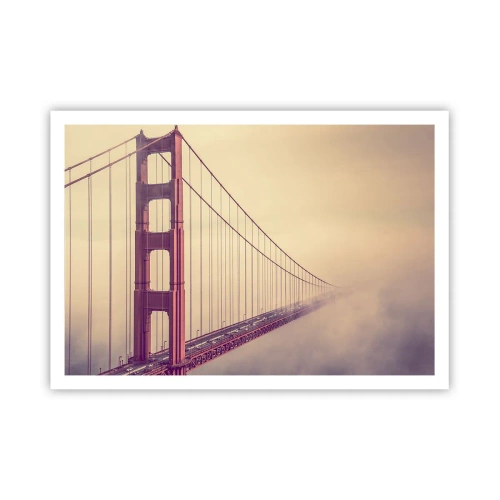 Plakat - Mellem himmel og jord - 100x70 cm