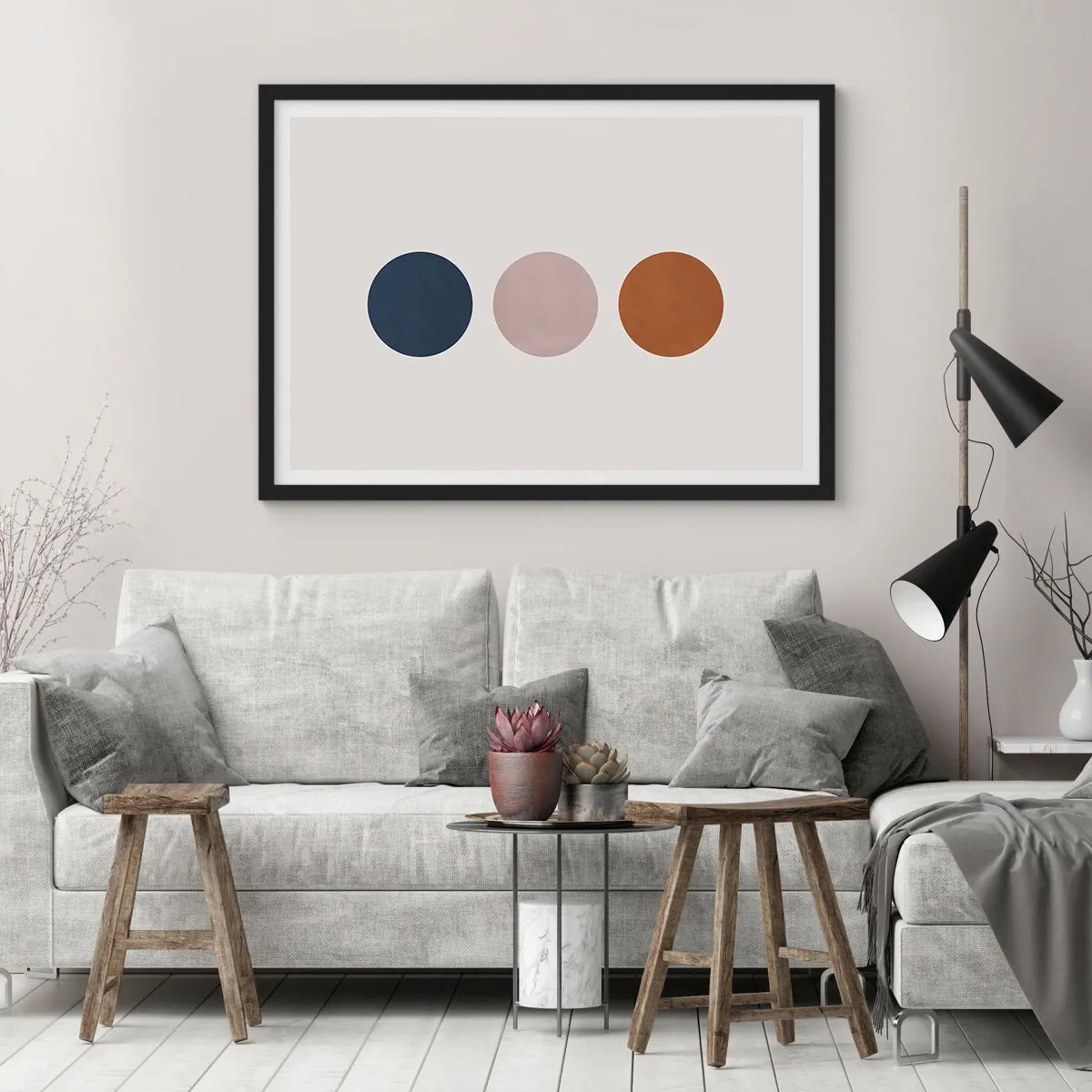 Plakat i sort ramme - Et symbol på perfektion - 40x30 cm