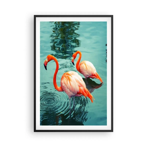 Plakat i sort ramme - Vi er nu på mode - 61x91 cm