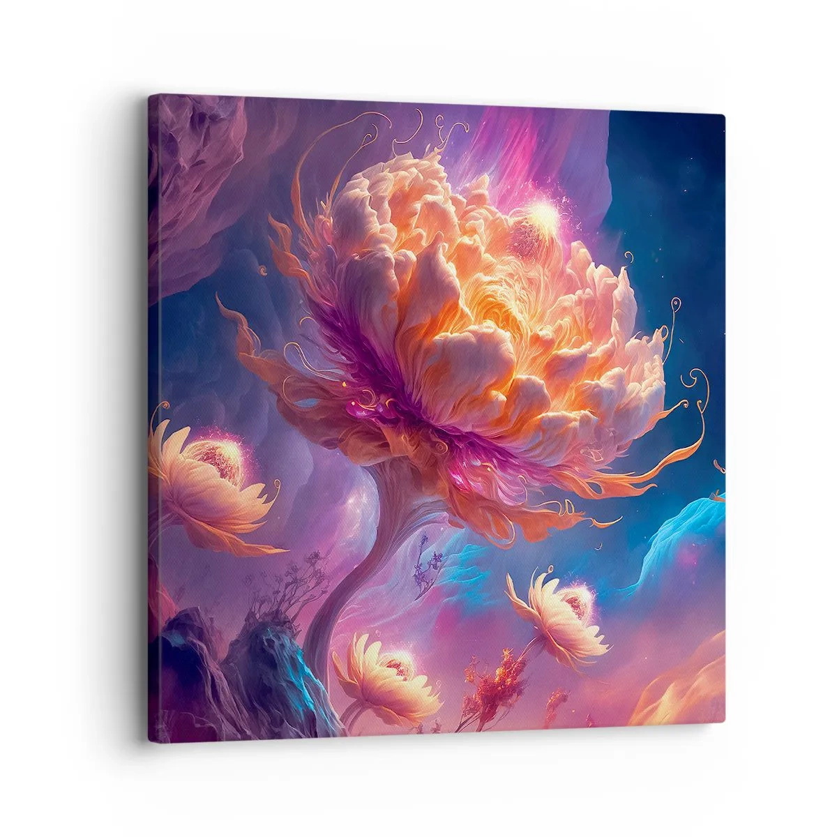 Lærredstryk - Billede på lærred - En anden verden - 30x30 cm