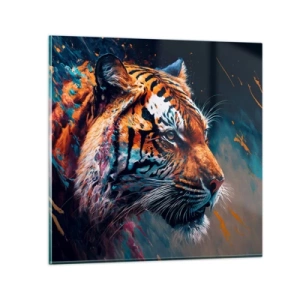 Billede på glas - Vild skønhed - 60x60 cm