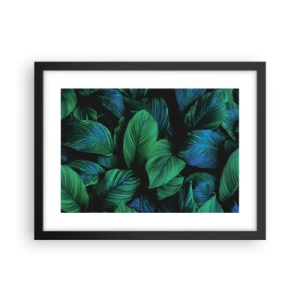 Plakat i sort ramme - I den grønne flok - 40x30 cm