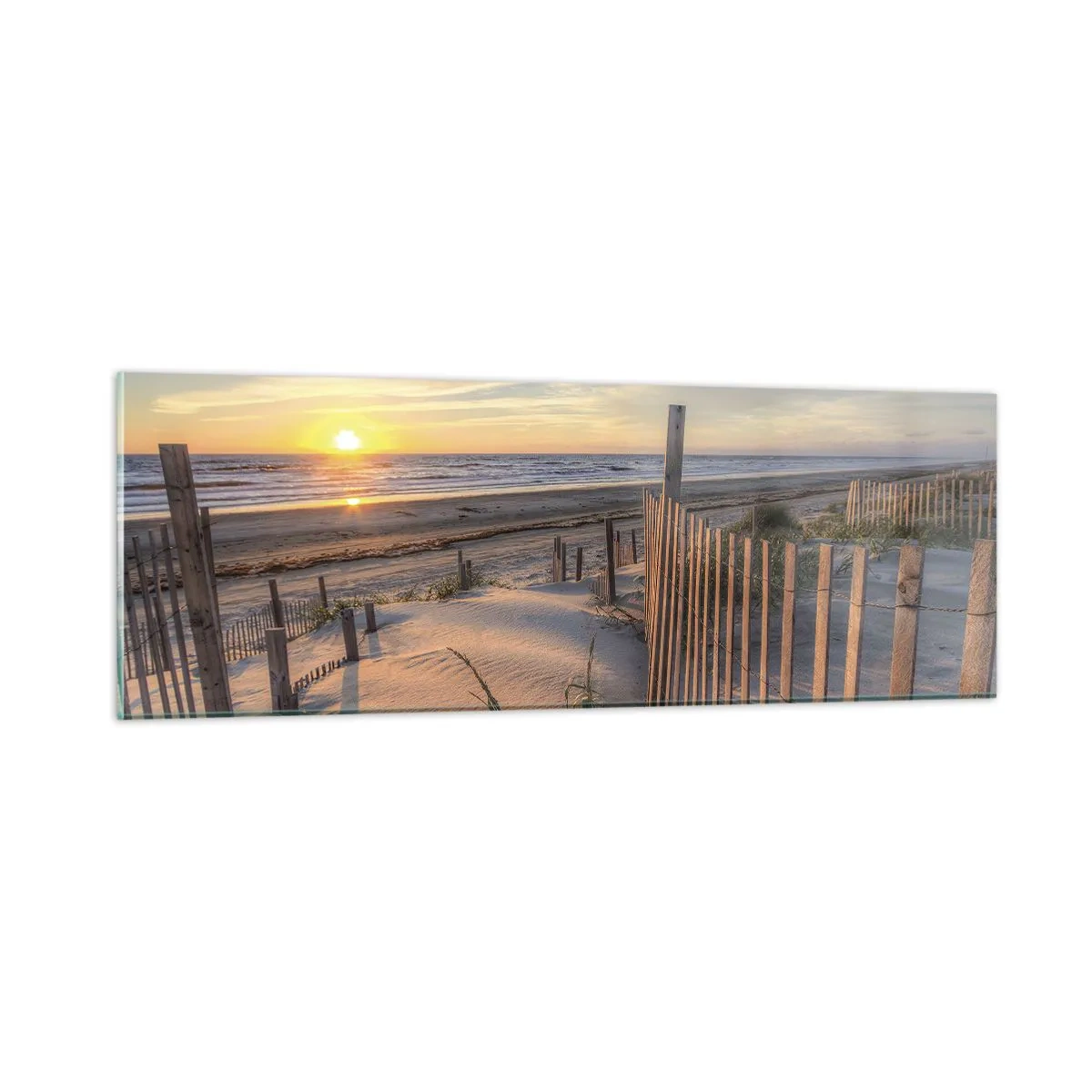 Billede på glas - Vindens blænding og skygge - 90x30 cm