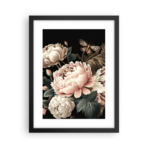 Plakat i sort ramme - I barok stil - 30x40 cm