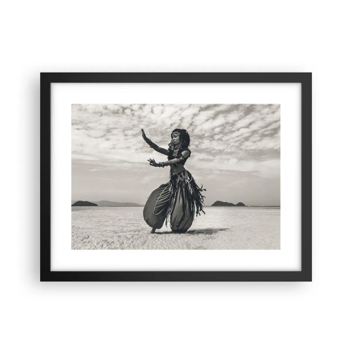 Plakat i sort ramme - Dans på de sydlige øer - 40x30 cm