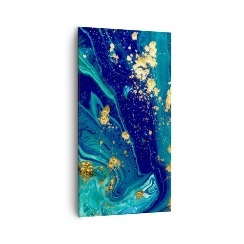 Lærredstryk - Billede på lærred - Solblade  - 55x100 cm