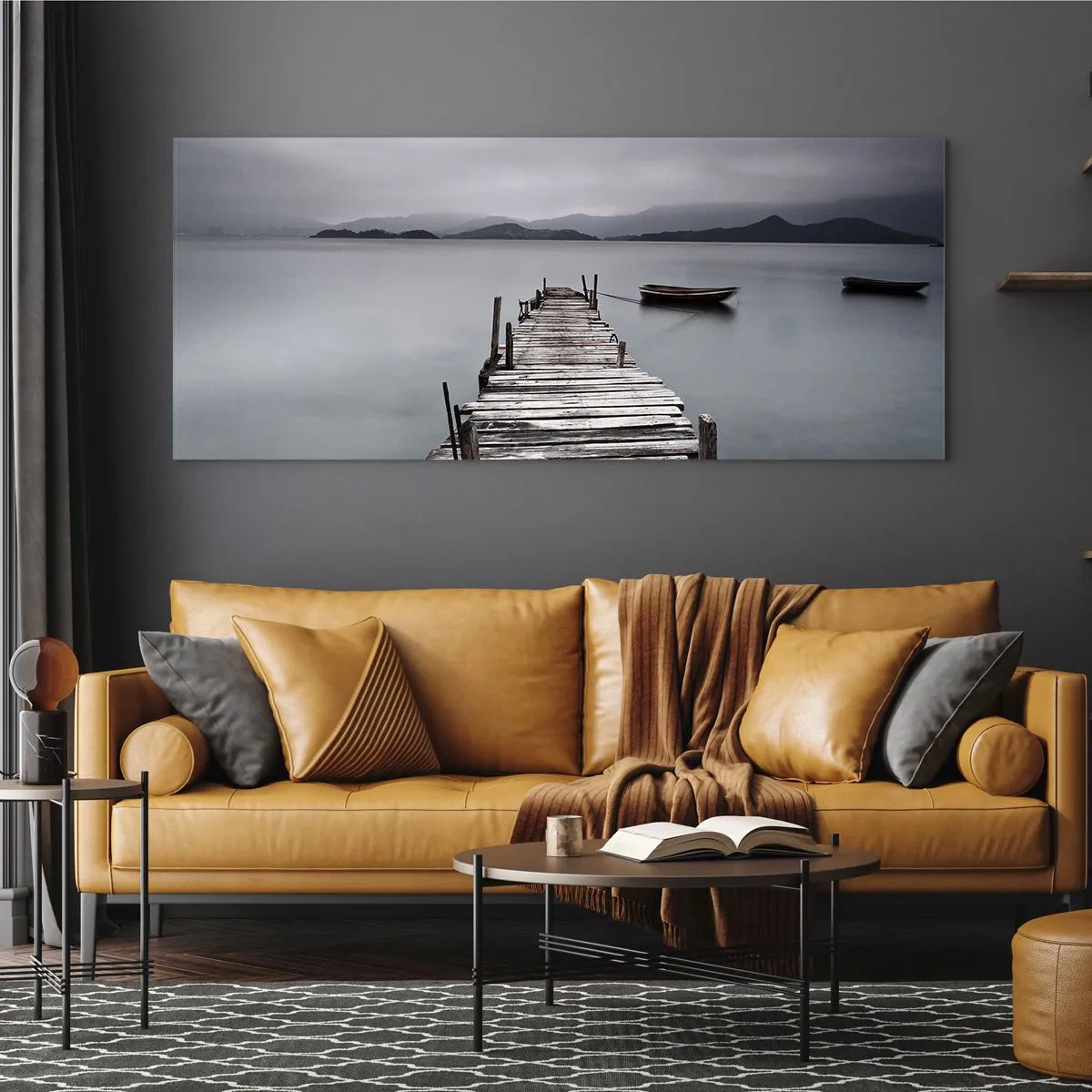 Billede på glas - Du kan tage af sted i morgen - 100x40 cm