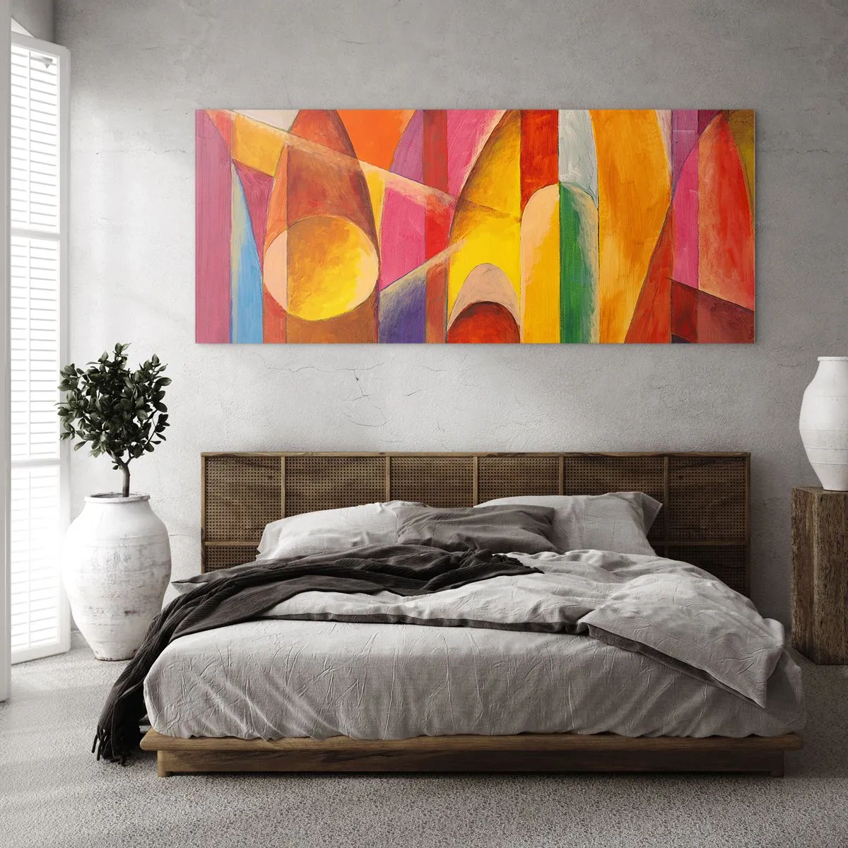 Billede på glas - Solens katedral - 100x40 cm