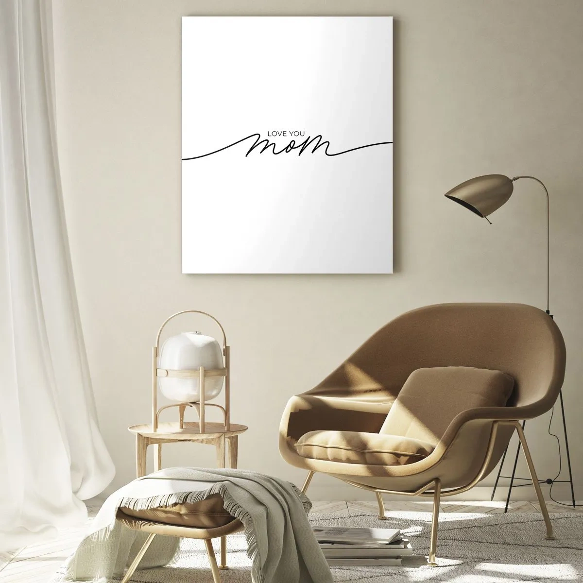 Billede på glas - Stor følelse - 50x70 cm