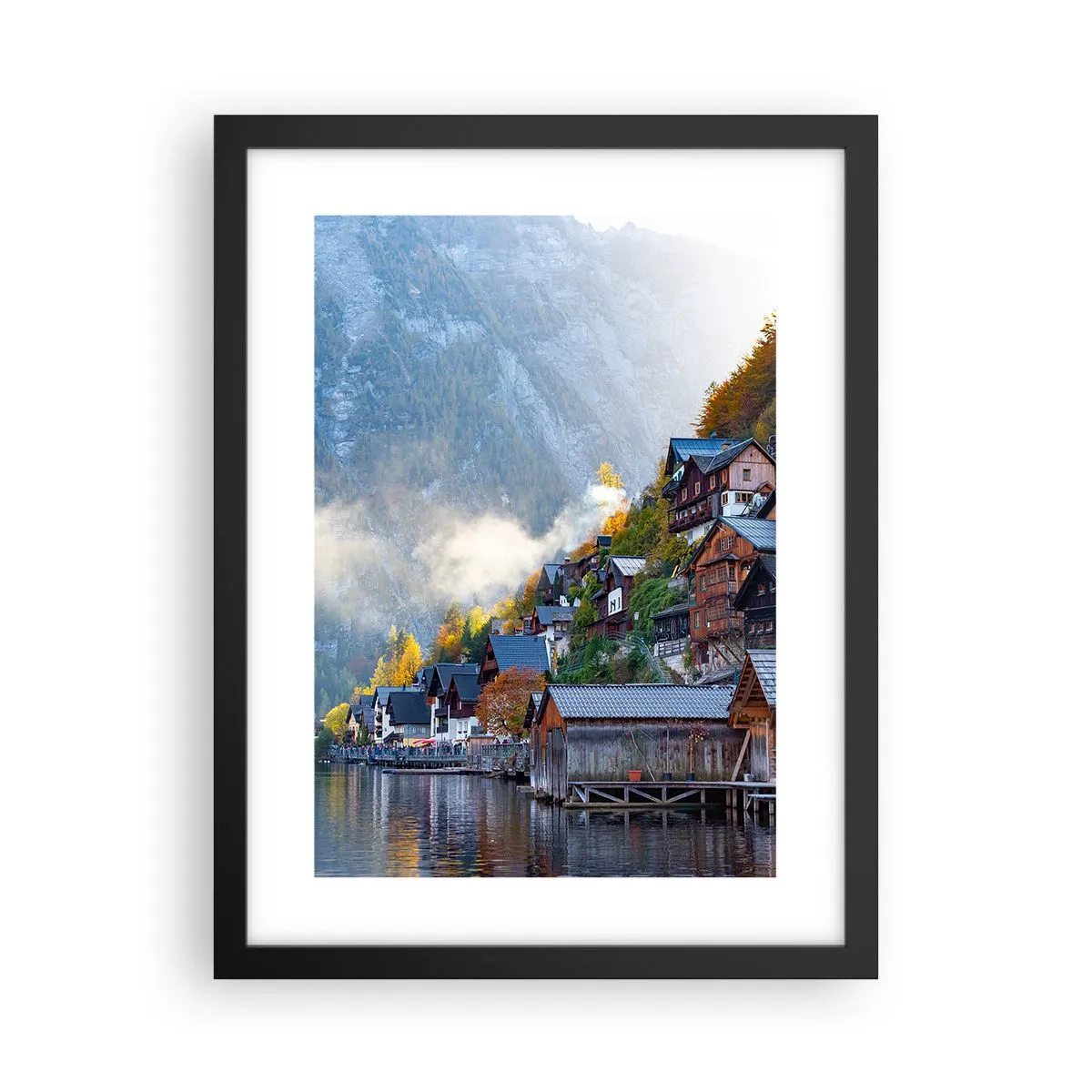 Plakat i sort ramme - Alpine climes - 30x40 cm
