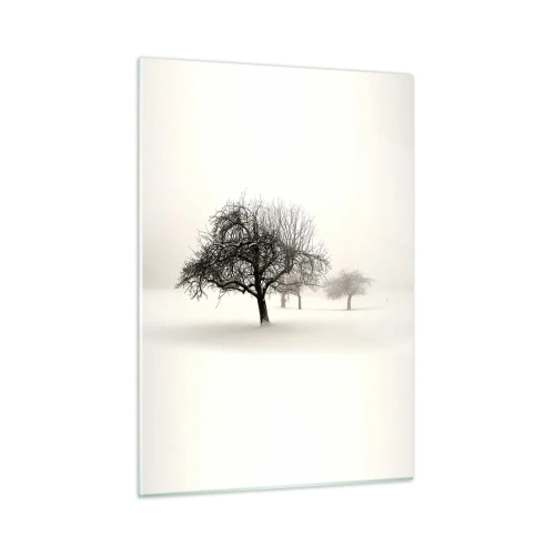 Billede på glas - Vintersøvn - 50x70 cm
