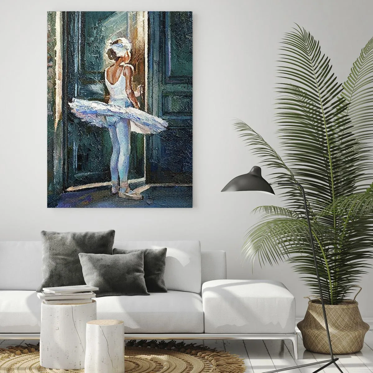 Billede på glas - Før showet - 80x120 cm