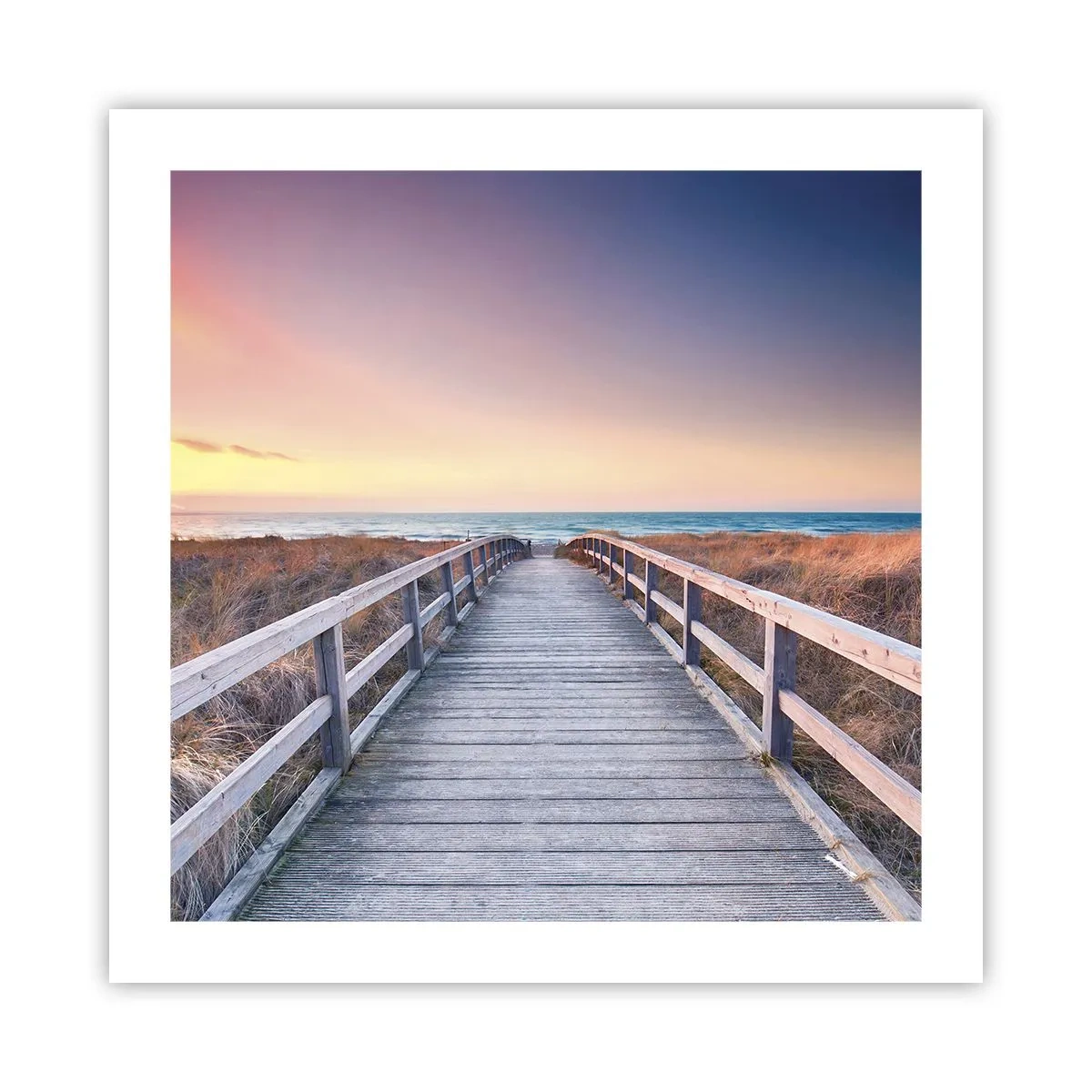 Plakat - Baltisk aften aura - 50x50 cm