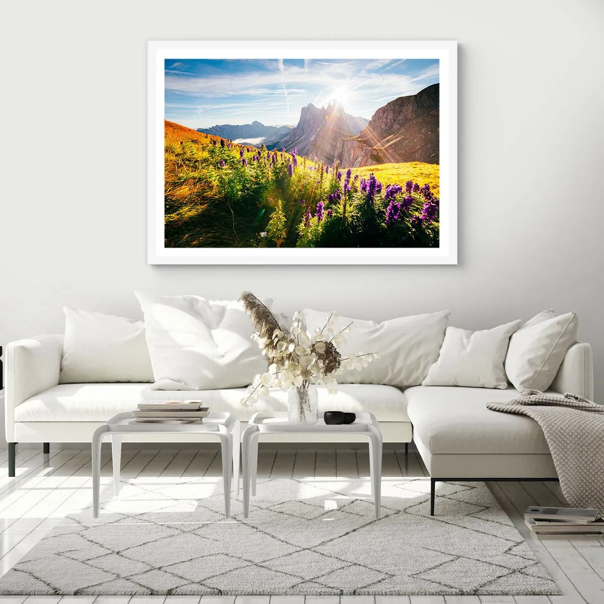 Plakat i hvid ramme - Urternes hemmelige liv - 70x50 cm