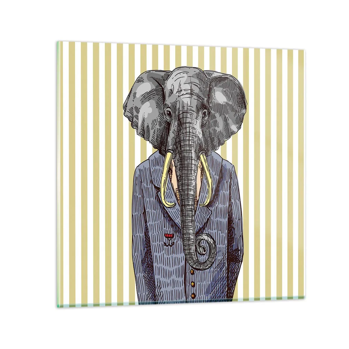 Billede på glas - Elegant af natur - 40x40 cm