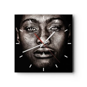 Vægur, Uret - Én tåre - 30x30 cm