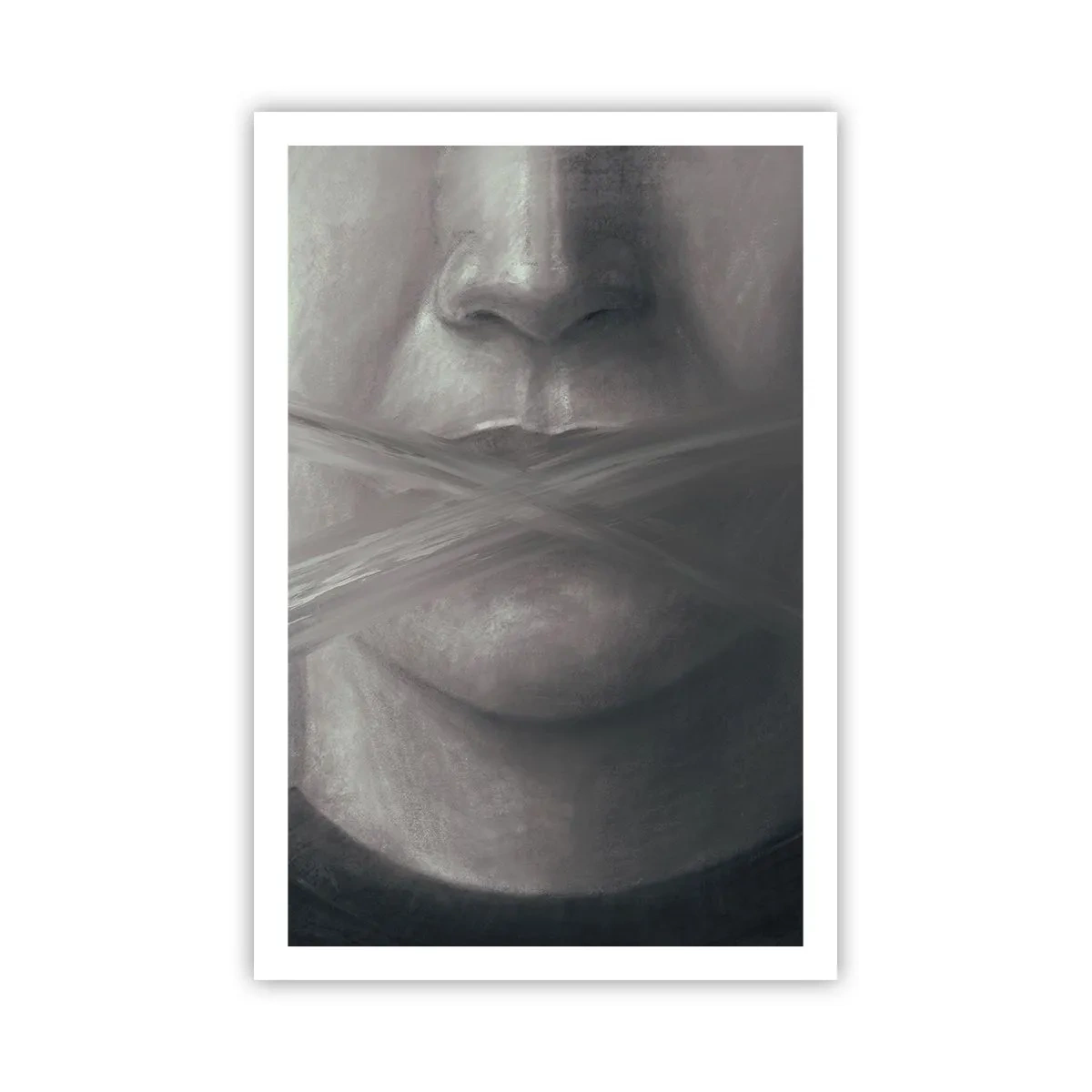 Plakat - Ikke et ord - 61x91 cm