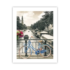 Plakat - Farverne i Amsterdams gader - 40x50 cm