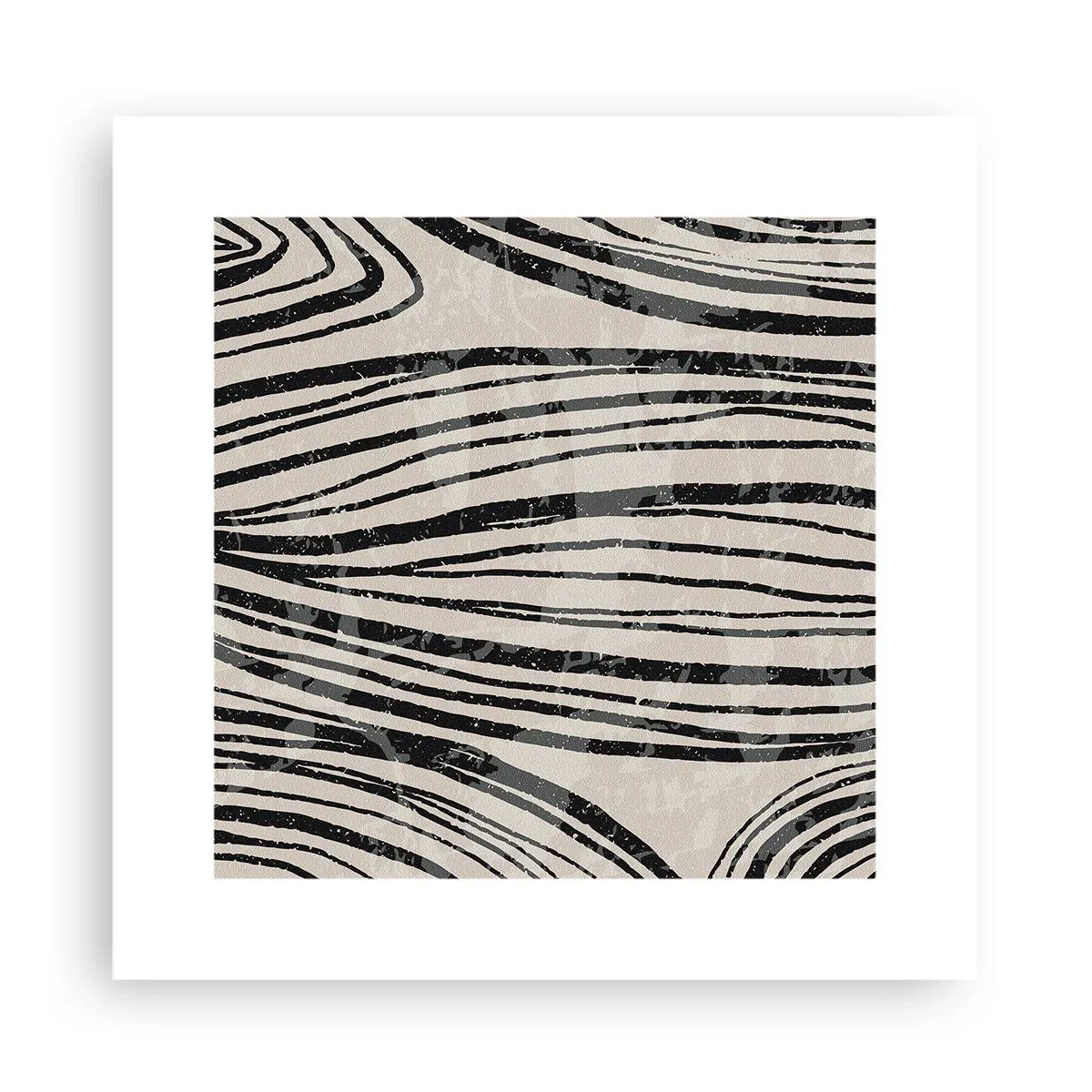 Plakat - Et spild af linjer - 30x30 cm