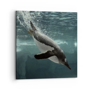 Lærredstryk - Billede på lærred - Velkommen til min verden - 70x70 cm