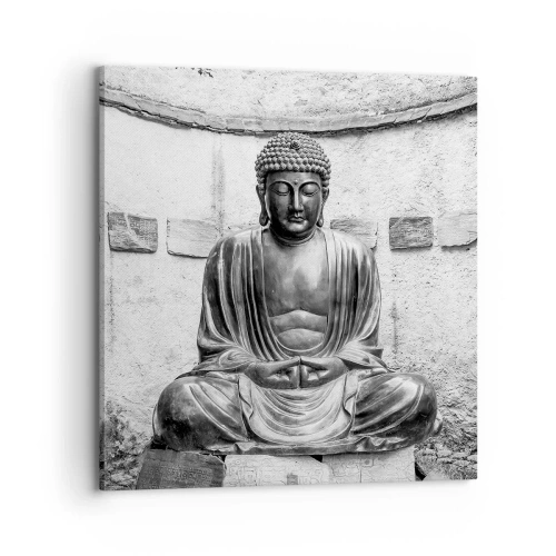 Lærredstryk - Billede på lærred - Ved fredens kilde - 70x70 cm