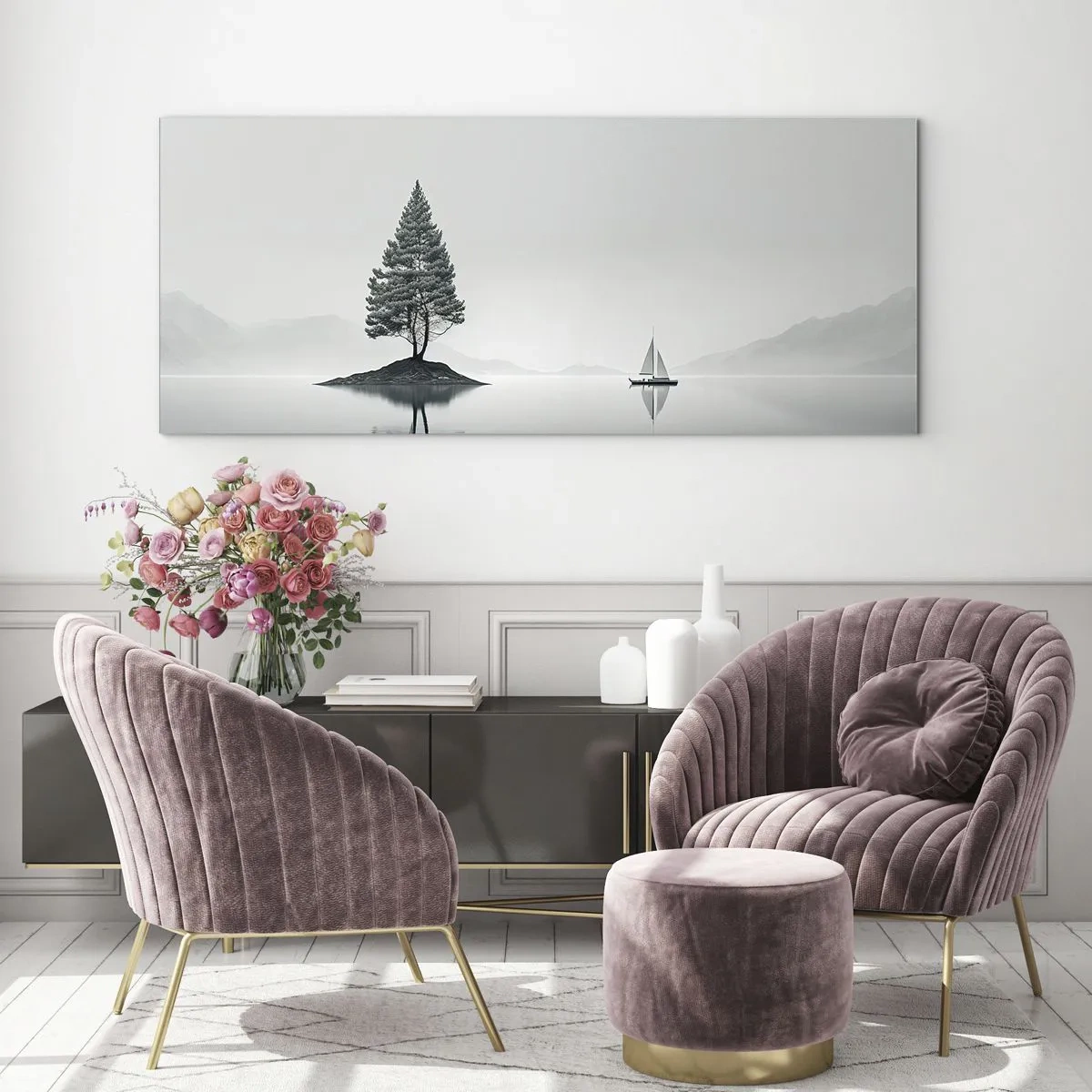 Billede på glas - En drøm - 90x30 cm