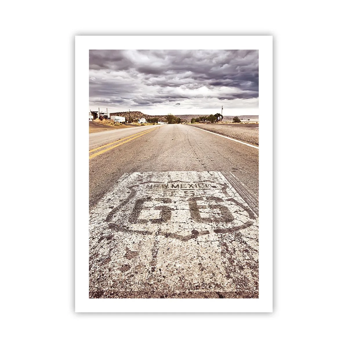 Plakat - Mother Road - amerikansk legende - 50x70 cm