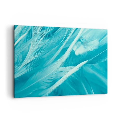 Lærredstryk - Billede på lærred - At drukne i fluff - 100x70 cm